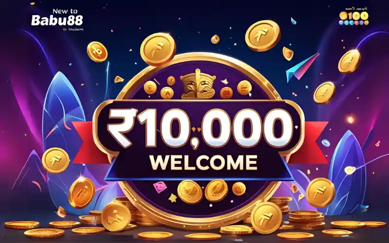 babu88 বাজি welcome bonus screen with Bangladeshi taka coins and gift box