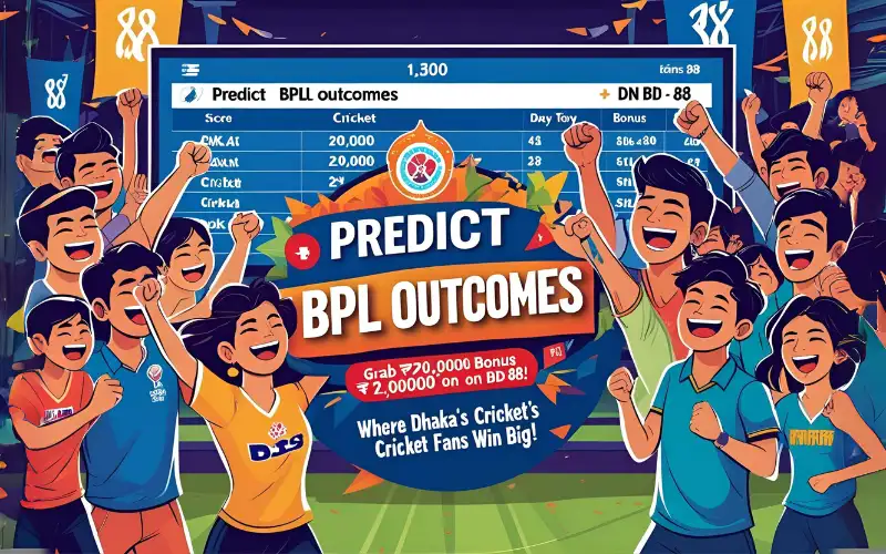 bd 88 bonus and cricket winning design
