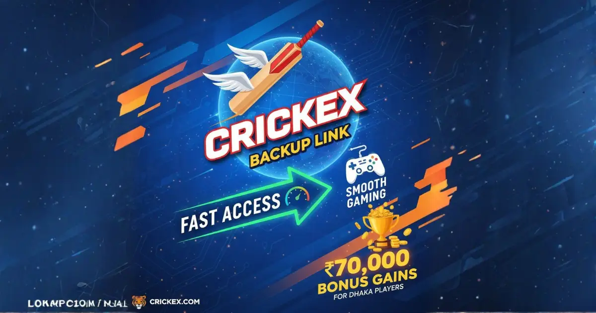 Dhaka players using the crickex backup link for fast access and bright ৳70,000 bonus rewards.